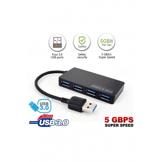 MAXGO 2101 4 Port Usb 3.0 Hub Çoklayıcı Çoğaltıcı Çoklama