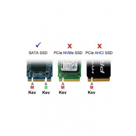 Maxgo 3015 M.2 Sata SSD Ngff To Type C USB 3.0 B-Key Mini Çevirici Adaptör Harici Harddisk Kutusu