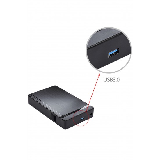 Maxgo 3144 3.5 Inç Usb 3.0 Harddisk Hdd Kutusu Sata Harici Hard Disk Kutu